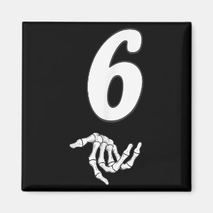 Funny 67 Six Seven Meme Couple Matching Halloween Magnet