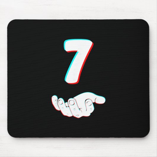 Funny 67 Six Seven Meme Couple Matching Halloween  Mousepad (Vorne)
