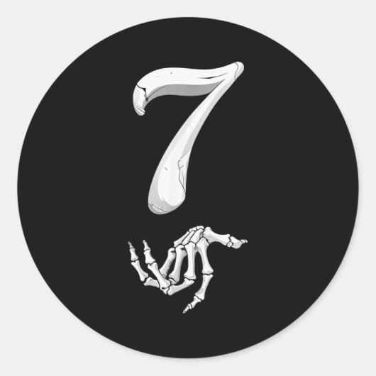 Funny 67 Six Seven Meme Couple Matching Halloween Runder Aufkleber (Vorderseite)