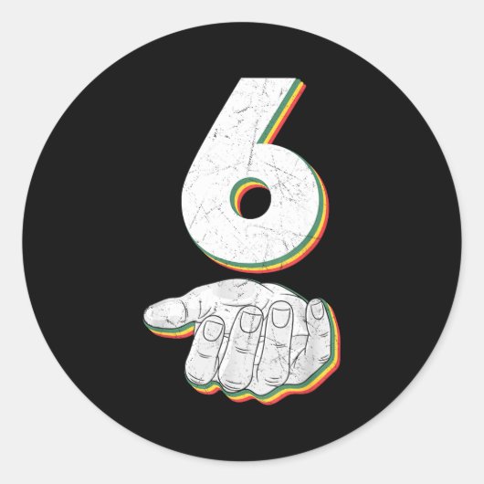 Funny 67 Six Seven Meme Couple Matching Halloween Runder Aufkleber (Vorderseite)