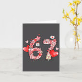 Funny 67 Six Seven Meme Valentines Day Gen Alpha S Karte (Gelbe Blume)