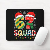 Funny 67 Squad Candy Cane Santa Hat Christmas Men Mousepad (Mit Mouse)