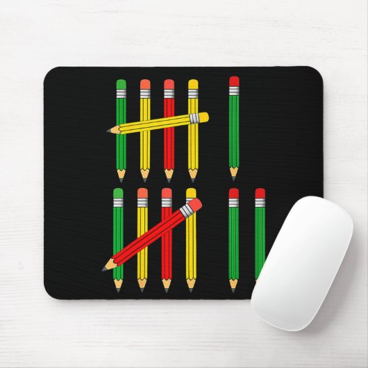 Funny 67 Tally Marks Math For Teachers Students Si Mousepad (Mit Mouse)