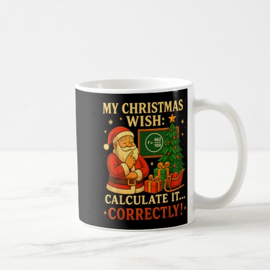 Funny 67 Tee Christmas Math 67 Meme – 6 7 Teacher  Kaffeetasse (Rechts)