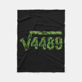 Funny 67 Trendy Square Root 4489 Camo Tee  Fleecedecke (Vorderseite)