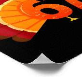 Funny 67 Turkey Meme Thanksgiving Humor Design Men Poster (Ecke)