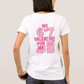 Funny 67 valentine cat T-Shirt (Rückseite)