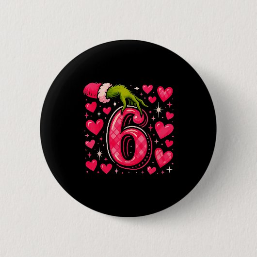 Funny 67 Valentine Meme Couple Matching Love Button (Vorderseite)