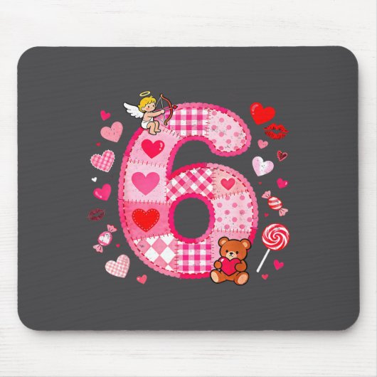 Funny 67 Valentine Meme Couple Matching Love Mousepad (Vorne)