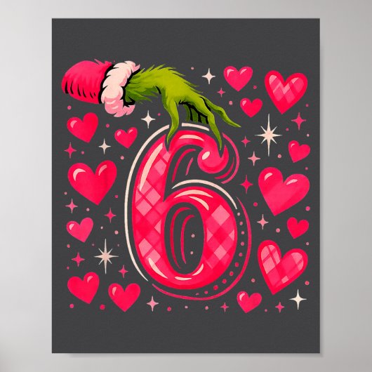 Funny 67 Valentine Meme Couple Matching Love  Poster (Vorne)