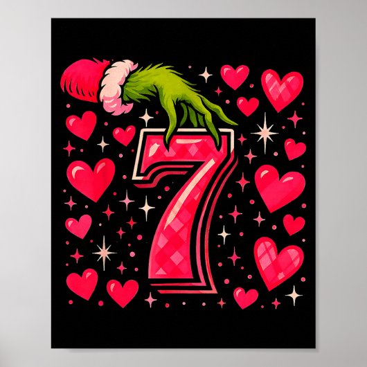 Funny 67 Valentine Meme Couple Matching Love  Poster (Vorne)
