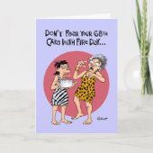 Funny 68. Geburtstag Karte (Vorderseite)