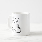 Funny 69. Geburtstag Kaffee Tasse (Vorderseite Links)