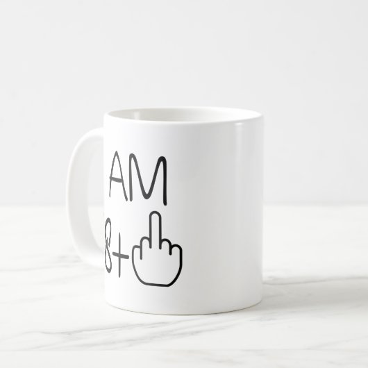 Funny 69. Geburtstag Kaffee Tasse (Vorderseite Links)