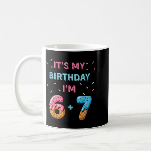 Funny 6 7 13th Birthday - 13th Birthday Six Seven Kaffeetasse (Links)