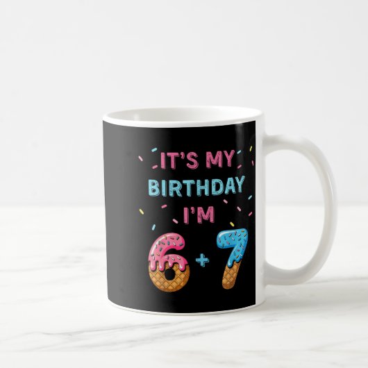 Funny 6 7 13th Birthday - 13th Birthday Six Seven Kaffeetasse (Rechts)