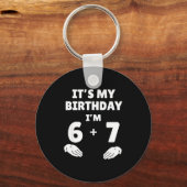 Funny 6 7 13th Birthday - 13th Birthday Six Seven Schlüsselanhänger (Vorderseite)