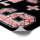 Funny 6 7 13th Birthday Six Seven Teenager 13 Year Poster (Ecke)