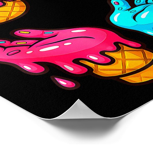 Funny 6 7 67 Six Seven Meme  Poster (Ecke)