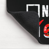 Funny 6 7 Bruh Christmas Checklist Cute Naughty Ni Mousepad (Ecke)