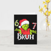 Funny 6 7 Bruh Merry Christmas Santa 67 Meme Men W Karte (Gelbe Blume)