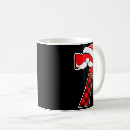 Funny 6 7 Couples Christmas Costume Matching Outfi Kaffeetasse (VorderseiteRechts)