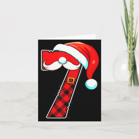 Funny 6 7 Couples Christmas Costume Matching Outfi Karte (Vorderseite)