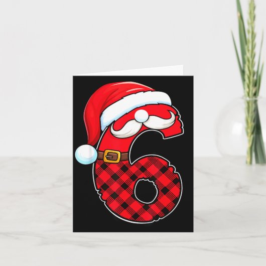 Funny 6 7 Couples Christmas Costume Matching Outfi Karte (Vorderseite)