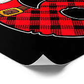 Funny 6 7 Couples Christmas Costume Matching Outfi Poster (Ecke)