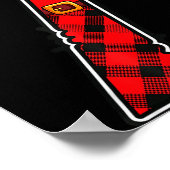 Funny 6 7 Couples Christmas Costume Matching Outfi Poster (Ecke)