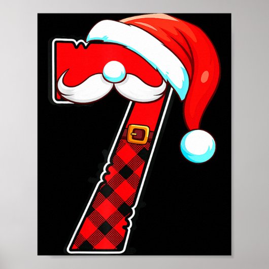 Funny 6 7 Couples Christmas Costume Matching Outfi Poster (Vorne)