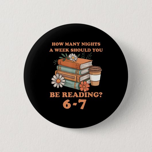 Funny 6-7 Englieacher 67 Meme Reading Button (Vorderseite)