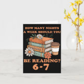 Funny 6-7 Englieacher 67 Meme Reading Karte (Gelbe Blume)