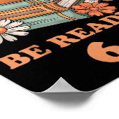 Funny 6-7 Englieacher 67 Meme Reading Poster (Ecke)