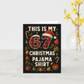 Funny 6-7 Gen Alpha Meme, This Is My 67 Christmas Karte (Gelbe Blume)