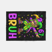 Funny 6 7 Mardi Gras Six Seven Dabbing Boy 67 Mard Fleecedecke (Vorderseite (Horizontal))