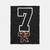 Funny 6 7 Matching Teachers Halloween Costume Gori Fleecedecke (Vorderseite)