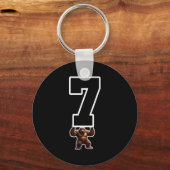 Funny 6 7 Matching Teachers Halloween Costume Gori Schlüsselanhänger (Vorderseite)