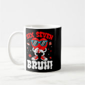 Funny 6 7 Meme 67 Six Seven Bruh Valentine Heart M Kaffeetasse (Links)