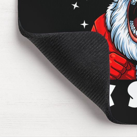 Funny 6 7 Meme Big Mouth Boy Santa Claus Says Merr Mousepad (Ecke)
