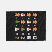 Funny 6 7 Meme Christmas Order Of Operations Math Fleecedecke (Vorderseite (Horizontal))