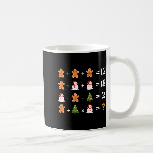 Funny 6 7 Meme Christmas Order Of Operations Math Kaffeetasse (Rechts)