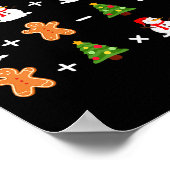 Funny 6 7 Meme Christmas Order Of Operations Math Poster (Ecke)