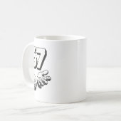 Funny 6 7 Meme Gen Alpha Gen Z Slang Six Seven Kaffeetasse (Vorderseite Links)