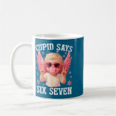 Funny 6 7 Meme Heart Cud Says Six Seven 67 Valenti Kaffeetasse (Links)