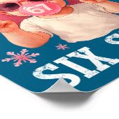 Funny 6 7 Meme Heart Cud Says Six Seven 67 Valenti Poster (Ecke)