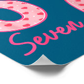 Funny 6 7 Meme Heart Gen Alpha Six Seven 67 Valent Poster (Ecke)