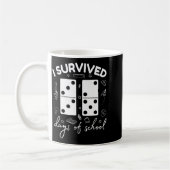 Funny 6 7 Meme I Survived 67 Days Of School Domino Kaffeetasse (Links)