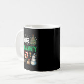 Funny 6-7 Meme Nice Naughty 67 Christmas Brain Rot Kaffeetasse (Vorderseite Links)