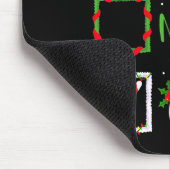 Funny 6-7 Meme Nice Naughty 67 Christmas Brain Rot Mousepad (Ecke)